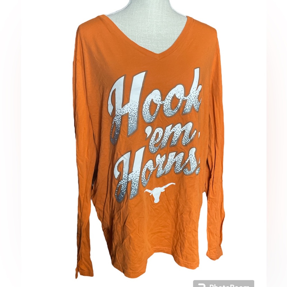 Longhorn Apparel Hook ‘em Horns Texas Longhorns Long Sleeve Shirt